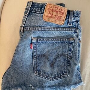 Levi's Light Blue Denim Shorts